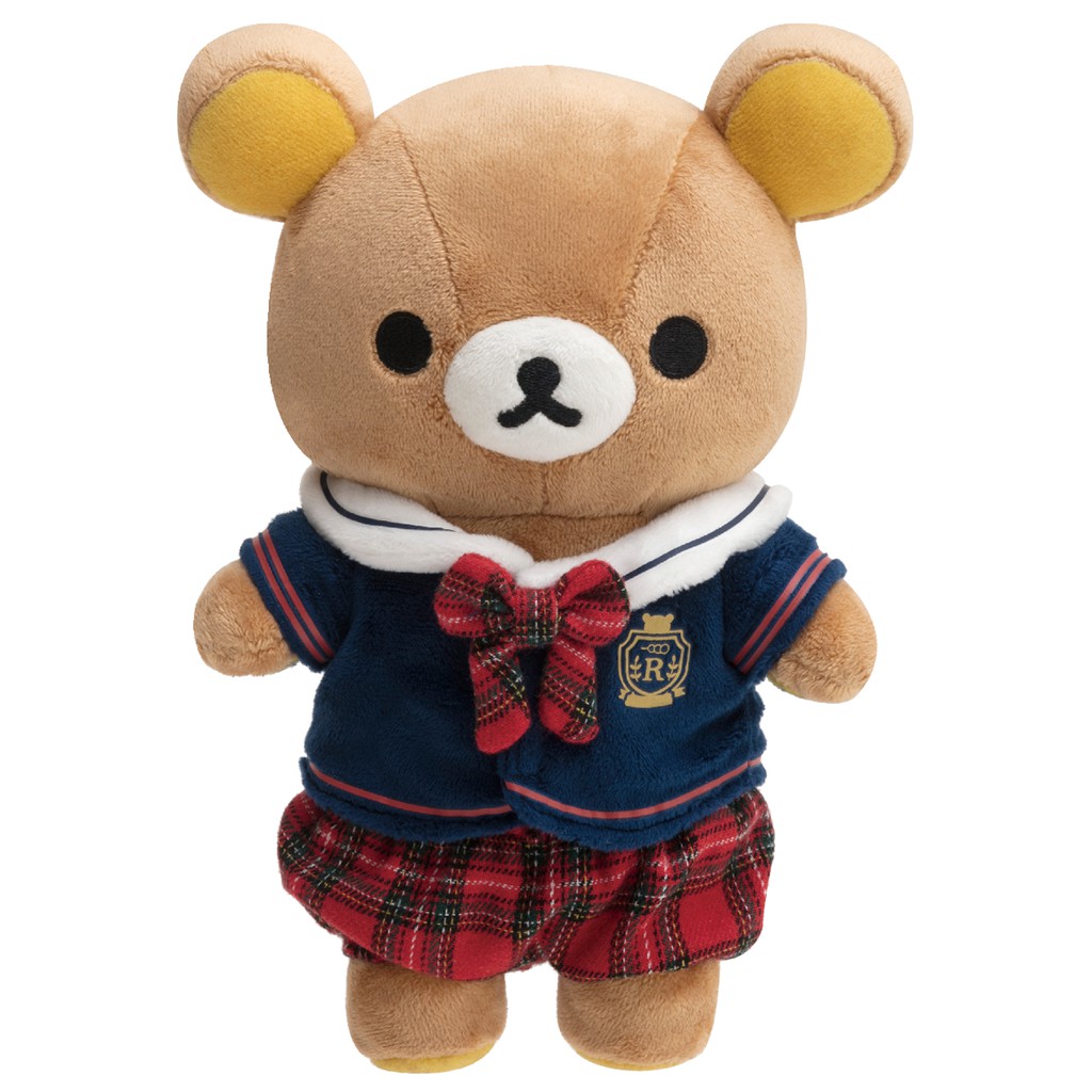 【懶熊部屋】Rilakkuma 日本正版 拉拉熊 懶懶熊 換裝系列 格紋 制服 換裝 小衣物