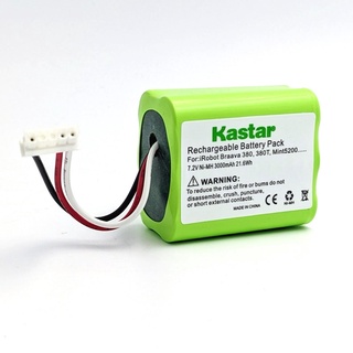 Kastar 3000mAh 電池1顆 適 iRobot Braava 380t Mint 5200 掃地機器人 抹地機