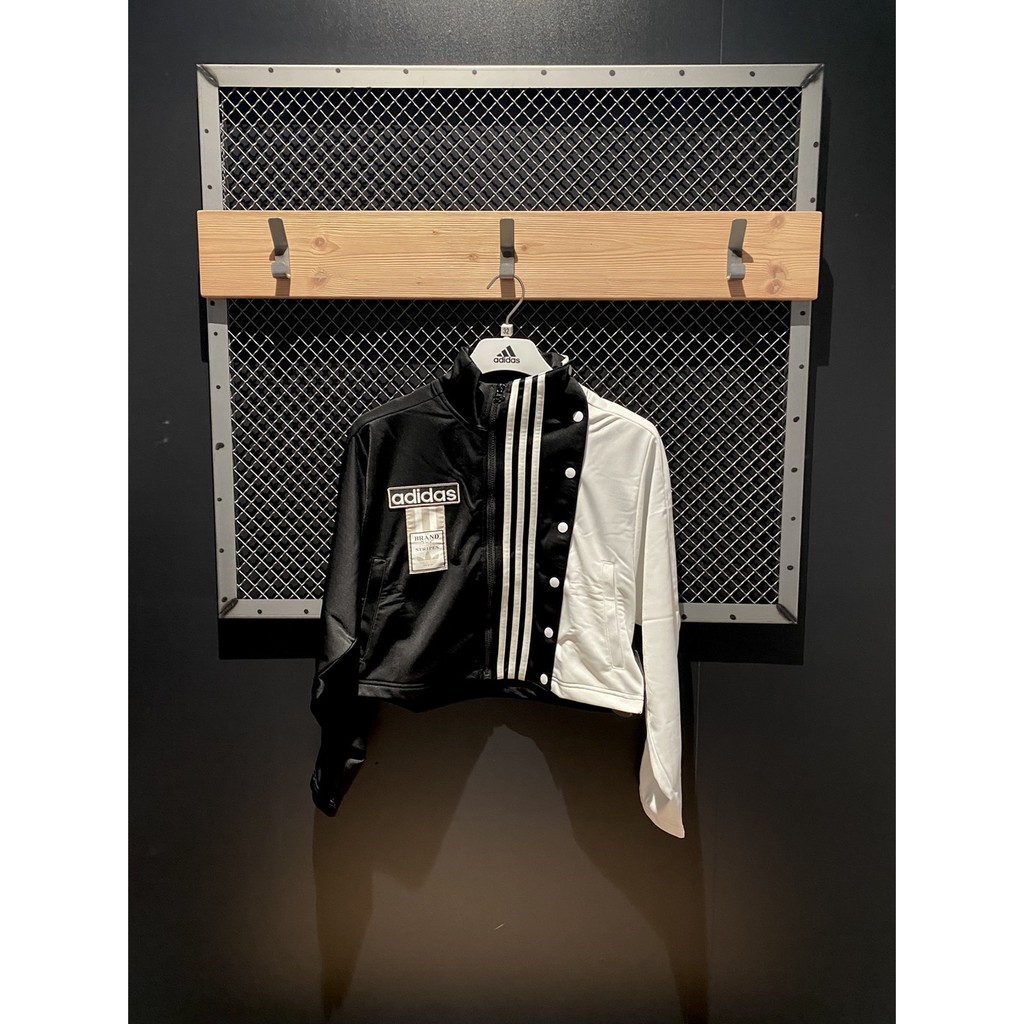 GW.shopus』Adidas Original ADIBREAK 風衣外套GJ6561 黑白三線短版| 蝦皮購物