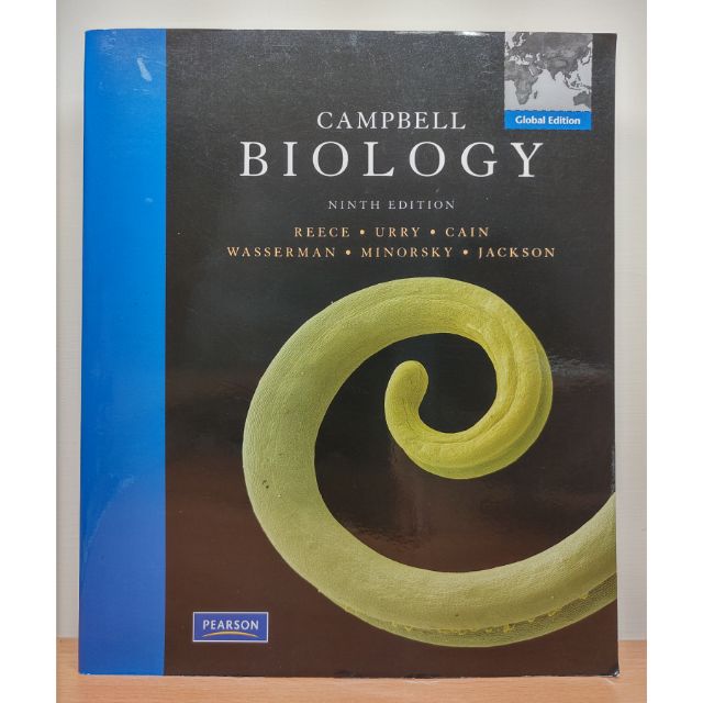 Campbell Biology 9th 普通生物學 第九版 近全新 二手書