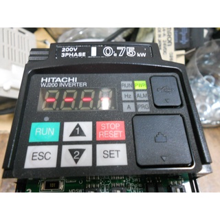 日本 日立 HITACHI 變頻器 WJ200-007LF 單相/三相 0.75kw (H1)