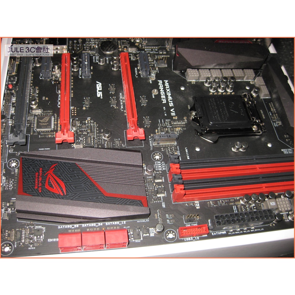 JULE 3C會社-華碩 ROG MAXIMUS VII RANGER Z97/DDR3/四代/M2/1150 主機板