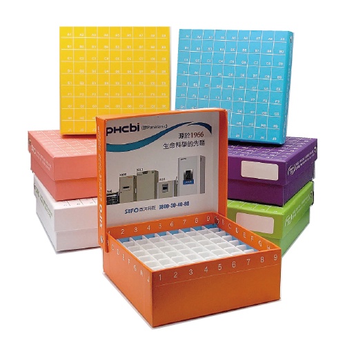 一個免運！GeneCool冷凍紙盒/防水冷凍盒/防凍紙盒｜專為冷凍生物樣本儲存所設計。取放便利的紙盒，整齊收納一目了然