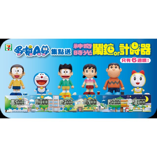 哆啦A夢 神奇時光公仔 鬧鐘 計時器 Doraemon