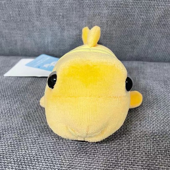 🌷荳荳尋寶屋🌷035 全新 日本 八景島 水族館 購入 黃色 超可愛 小魚 娃娃 玩偶