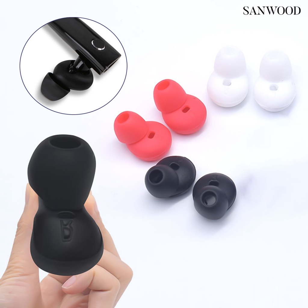 sanwood 適用於三星Gear Circle SM-R130藍牙耳機套運動耳機耳帽矽膠套