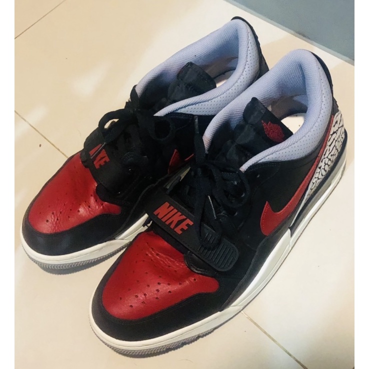 Nike Air Jordan Legacy 312 low bred 黑紅 US11