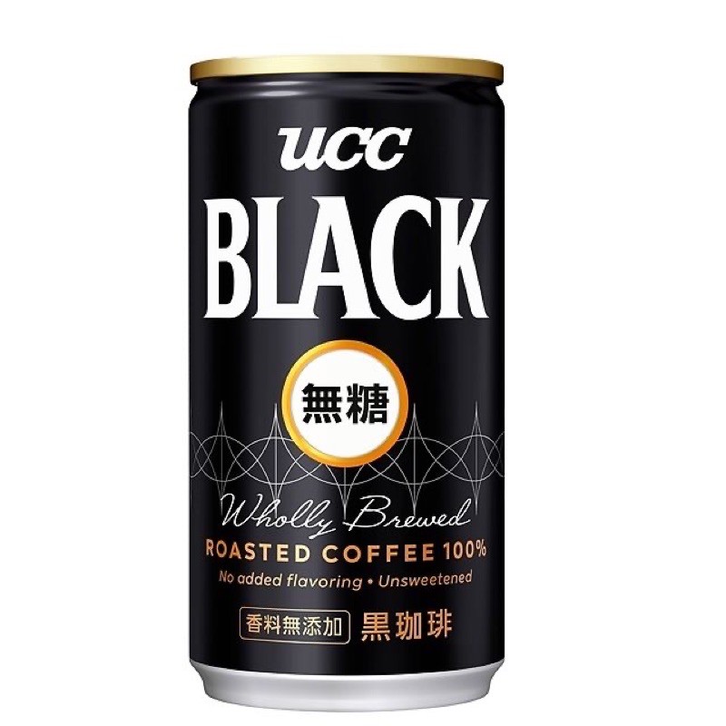 新效期【新效期】UCC 咖啡 黑咖啡 BLACK 無糖 185g ucc咖啡（30入/箱)