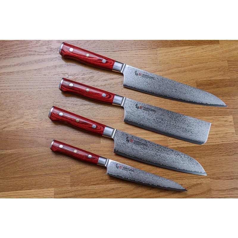 「和欣行」現貨、三昧 Mcusta 紅蓮 33層 大馬士革 VG-10 三德、牛刀、水果刀、料理刀 系列