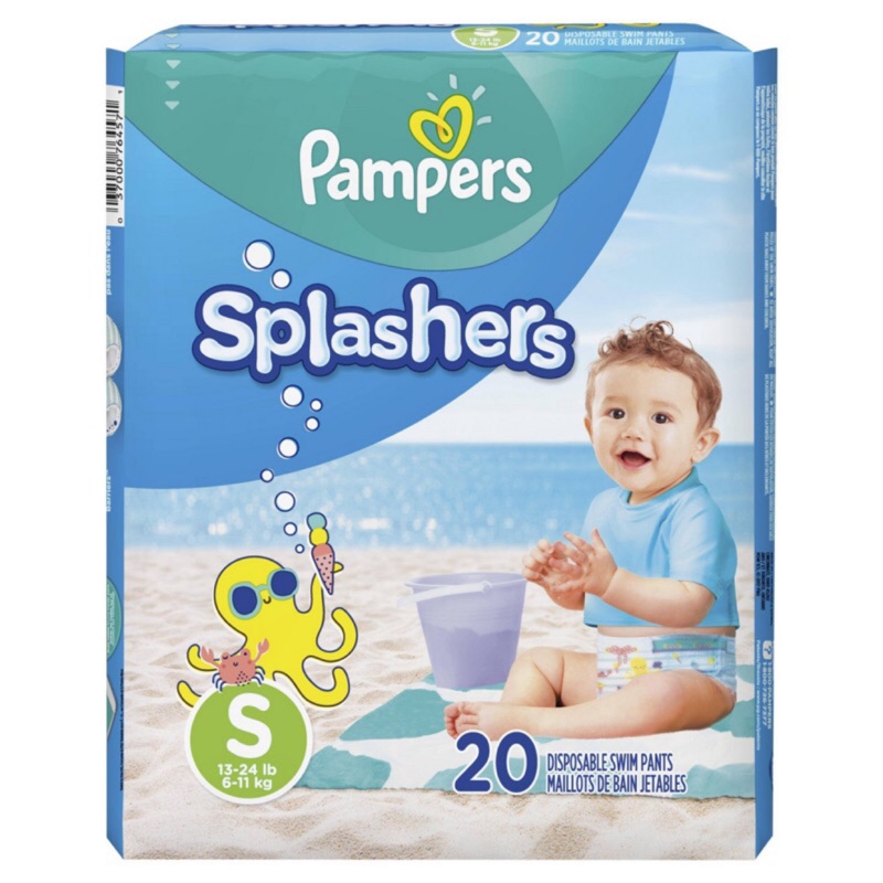 美國幫寶適Pampers 游泳尿布 泳褲 防水 防側漏 尿片 尿褲 紙尿布 泡湯 溫泉都適用 游泳尿片