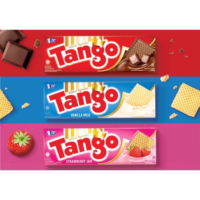 {Toko indo} Tango wafer baru vanilla,strawberry,chocolate