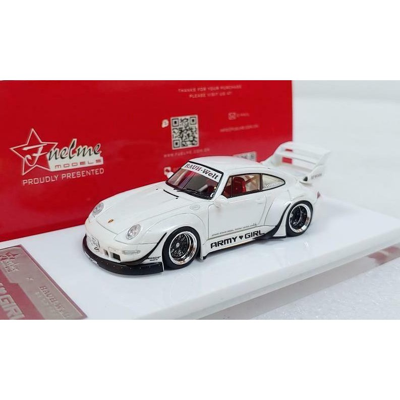 【名車館】FuelMe Porsche 911 (993) Rauh-Welt Begriff 993 1/64