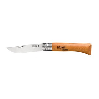 法國OPINEL No.10 碳鋼折刀 113100 櫸木刀柄 法國刀 野外小刀