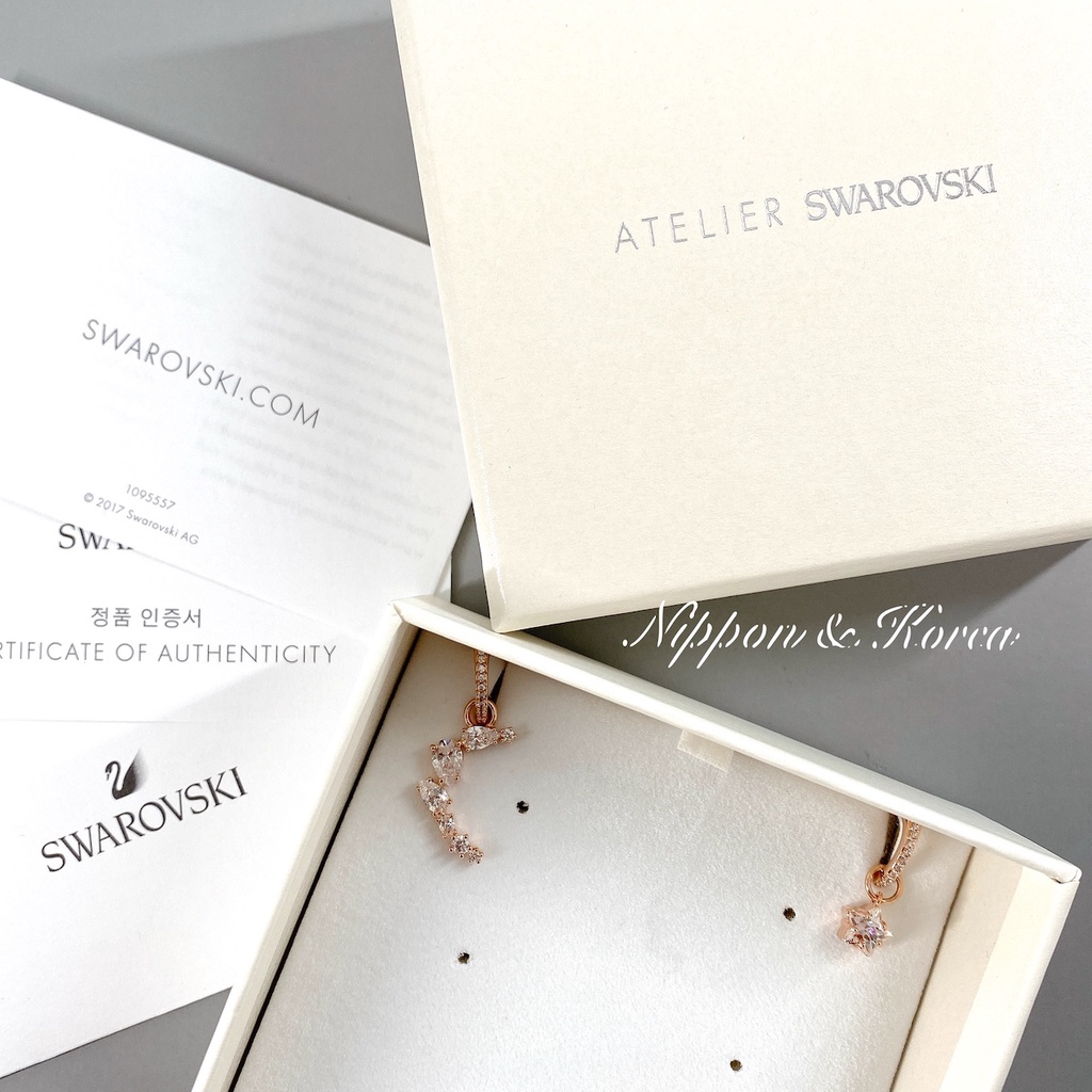 閃促⚡ SWAROVSKI Atelier Moonsun 浪漫星月優雅迷人耳環 5486354 施華洛世奇