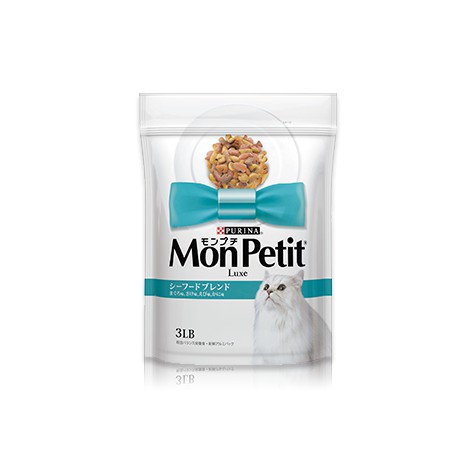 CRAZY PETu003e貓倍麗Mon Petit成貓乾糧-海鮮拼盤1LB (鮪魚+鮭魚+鮮蝦+螃蟹 