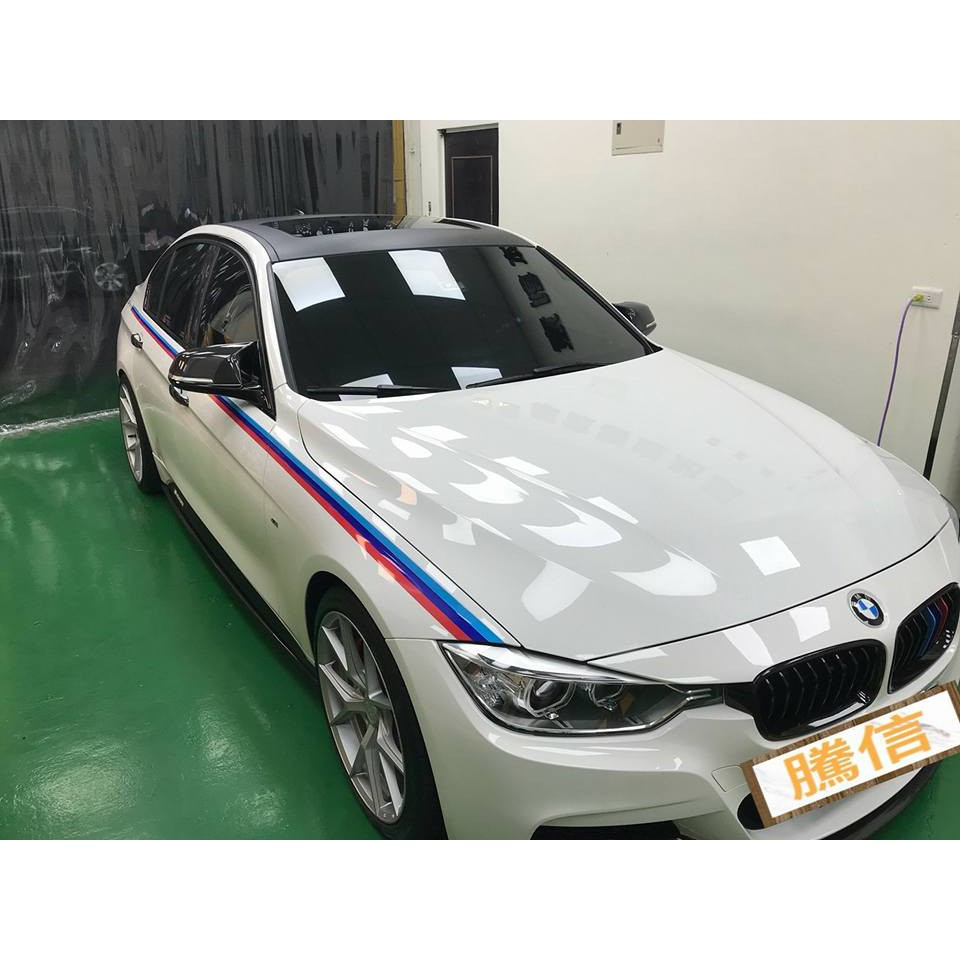 BMW F30車身三色線拉花客製化