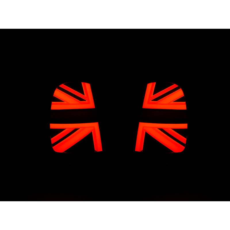 台灣之光  全新FOR COOPER S F56 16 17 18年英國國旗LED光柱紅黑底後燈尾燈方向燈跑馬燈組
