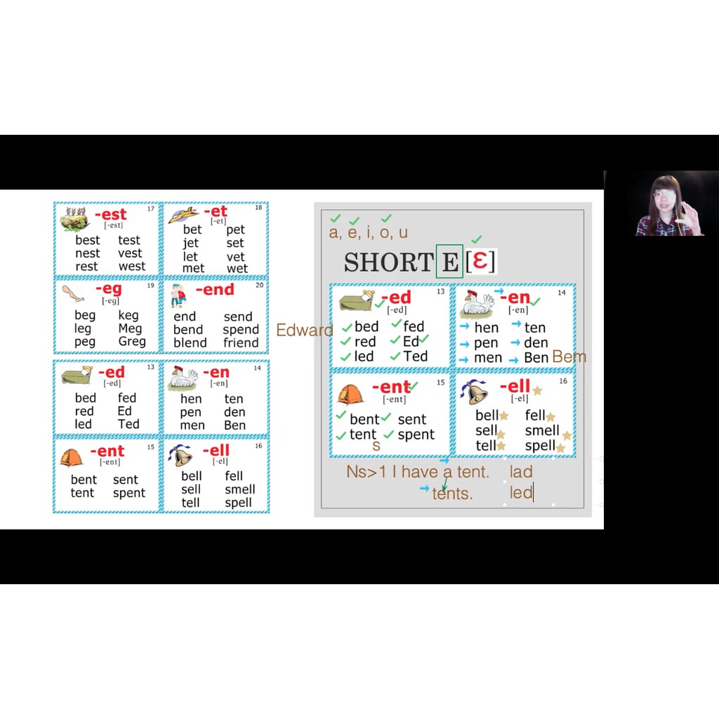 預錄課程十分鐘 短母音e 贈重點線上發音教材 注意ell結尾音如何正確發l尾音 看小短片學英文 蝦皮購物