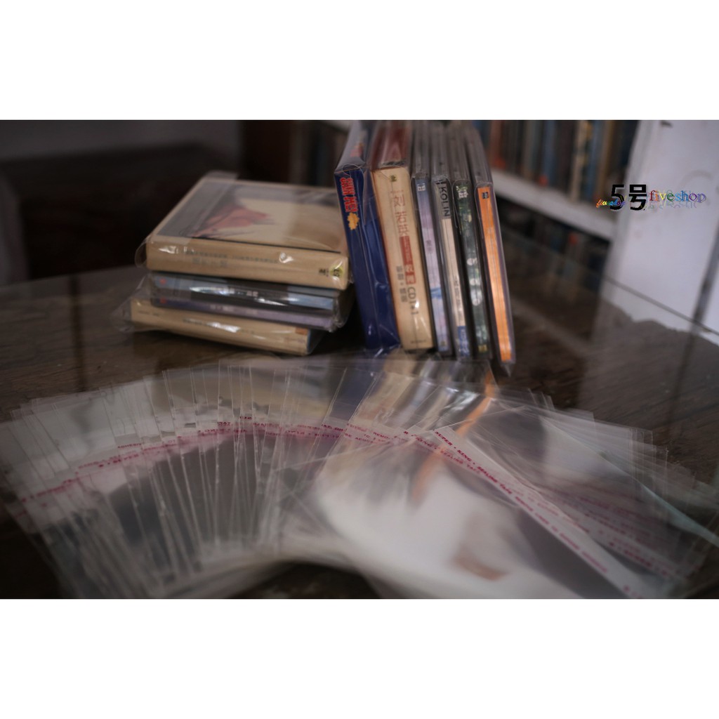 ５號雜貨屋＊(現貨~單CD無外紙盒用)CD透明封套 CD保護袋 CD防塵袋 CD自封袋 CD收納袋 ~ 1份10個20元