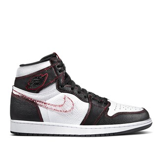 NIKE AIR JORDAN 1 HI OG 斷線 拆勾 皮革 黑白紅黃【A-KAY0】【CD6579-071】