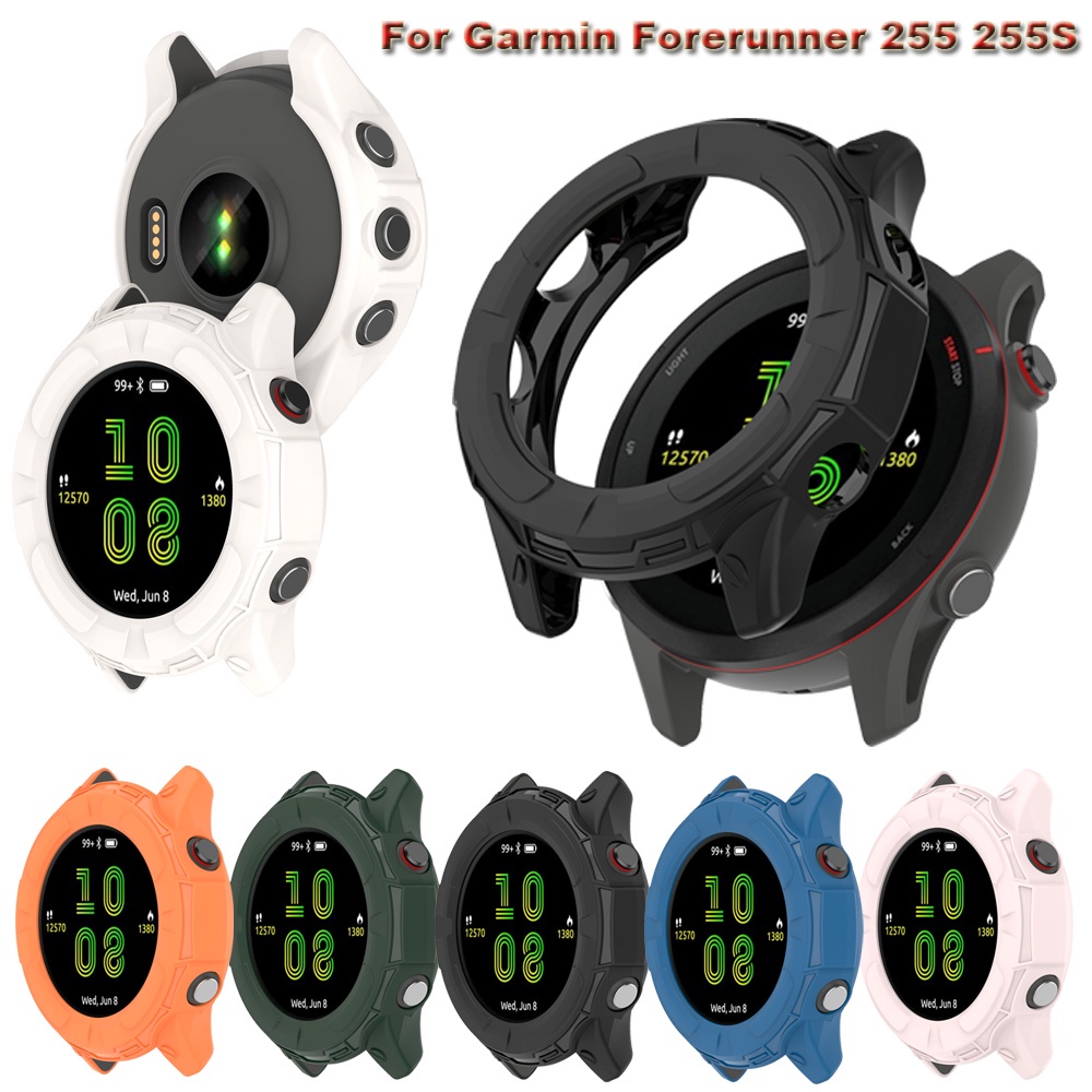 Garmin Forerunner 255255s 智能手錶盒更換外殼框架的 TPU 保護套