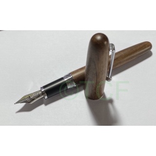 再到貨了！筆尖升級#6號大尖! 中號木質鋼筆 臺灣三文堂 TWSBI Jowo #6德國製EF尖 全尺寸木質鋼筆