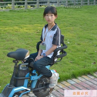 電動電瓶車後置兒童扶手座椅棚寶寶安全圍護欄嬰幼兒小孩圍欄後座摩托車座椅 兒童安全座椅 電動車座椅＆xw546jhps7