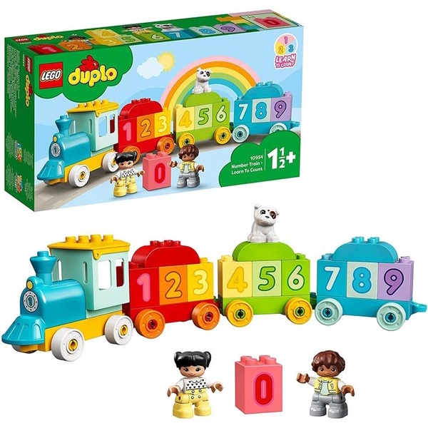 【小天使玩具】(現貨) LEGO 10954 數字列車-學習數數