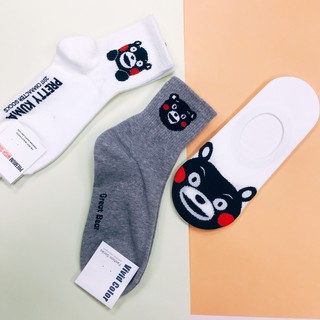 日本熊本熊 KUMAMON 吉祥物 韓國襪子 襪子批發 【花想容】