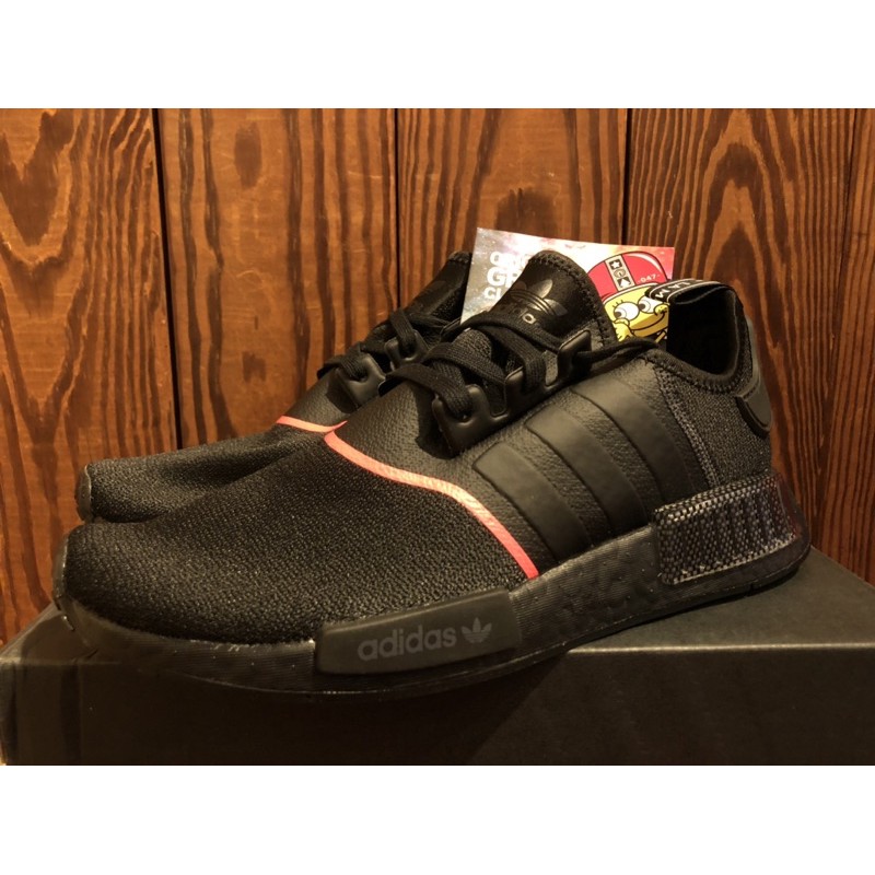 {OGC}ADIDAS NMD R1 黑 橘線 卡夢 EE5085