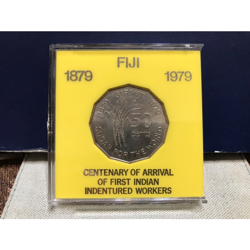斐濟🇫🇯錢幣-1979年「FAO發行-First Indians in Fiji Centennial 紀念幣🪙」