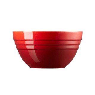 LE CREUSET 專櫃正品 櫻桃紅 瓷器大湯碗 多功能碗 17.5CM
