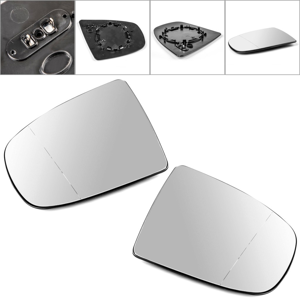 BMW X5 X6 E70 E71 E72 2008-2014專用後視鏡片 加熱除霧功能 後照鏡 共兩色