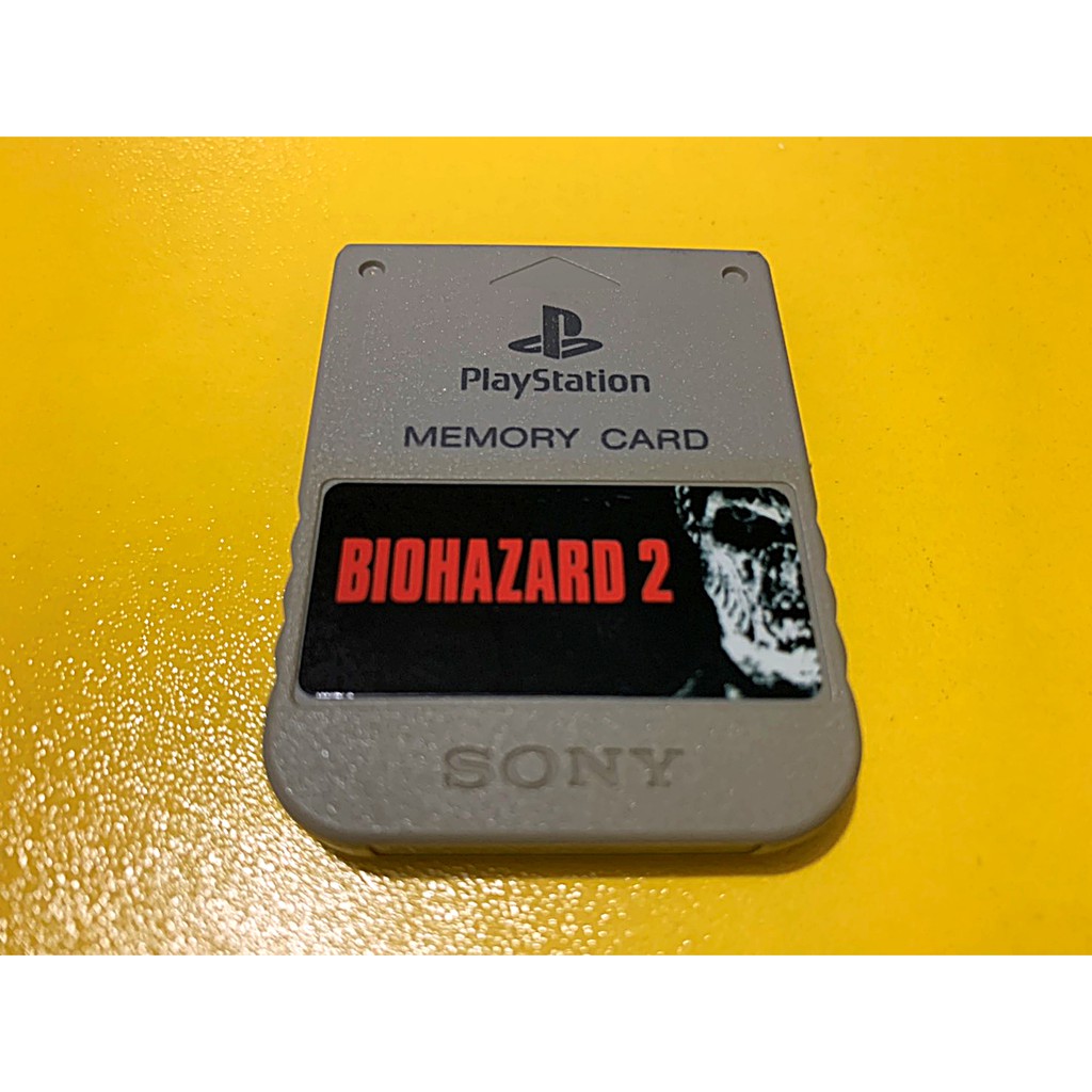 歡樂本舖 PS1 PS 惡靈古堡 2 生化危機 BIOHAZARD 日本製 PS記憶卡 PlayStation專用