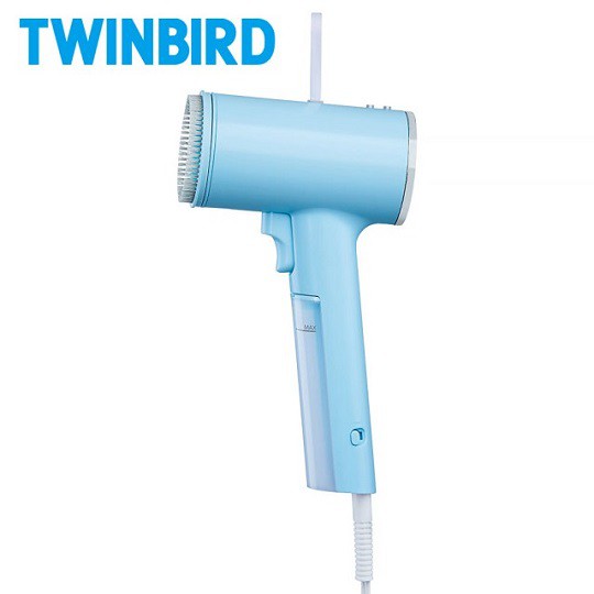 【日本TWINBIRD】美型蒸氣掛燙機_冰河藍TB-G006TWBL