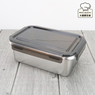 KOM316不鏽鋼保鮮盒長方型600ml/1400ml/2800ml野餐便當盒-大廚師百貨