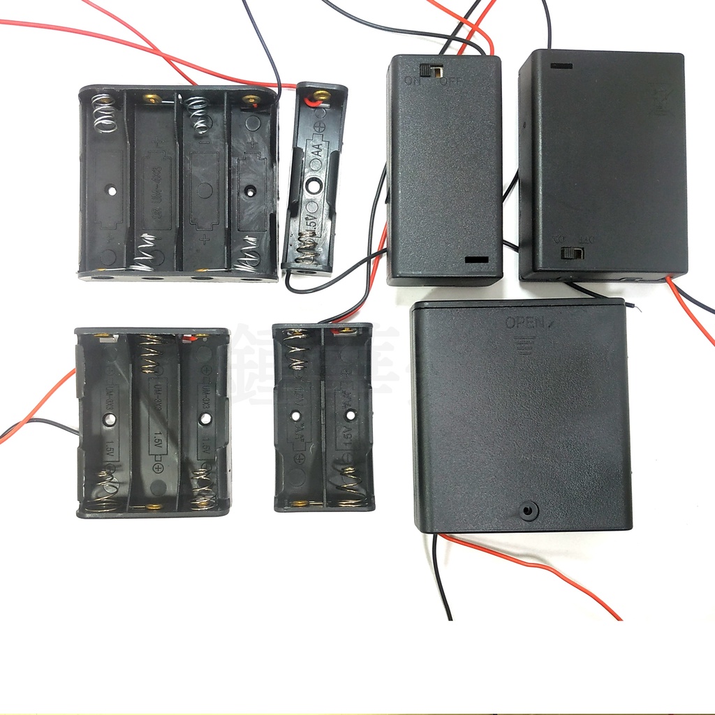 【邦禮】3號 電池盒  1節 2節 3節 4節 平型 電源開關 附蓋 不附蓋 電池座 DIY 電源供應 AA