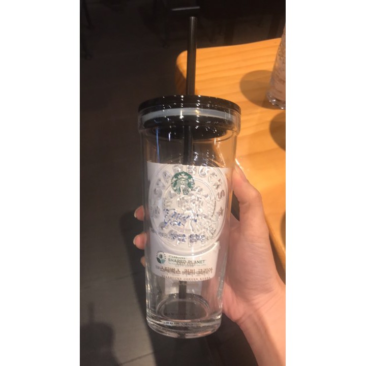 韓國 星巴克 2019 海神女妖玻璃冷飲杯 隨手杯 玻璃杯 現貨