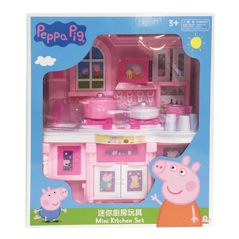 Peppa Pig粉紅豬小妹peppa Pig 佩佩豬迷你廚房玩具 ToysRUs玩具反斗城