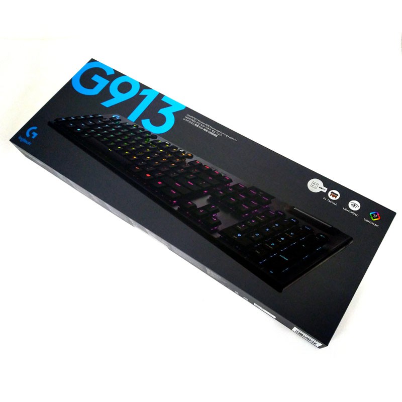 【MR3C】含稅 台灣公司貨 羅技 G913 LIGHTSPEED RGB 機械式 無線遊戲 鍵盤 類茶軸 紅軸 青軸