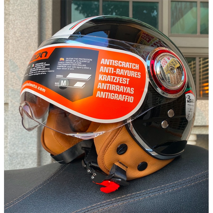 《實拍照!》BEON/荷蘭,摩托車/電動機車/自行車,安全帽/頭盔,全罩/半罩/,1/2罩.3/4罩,復古/流行