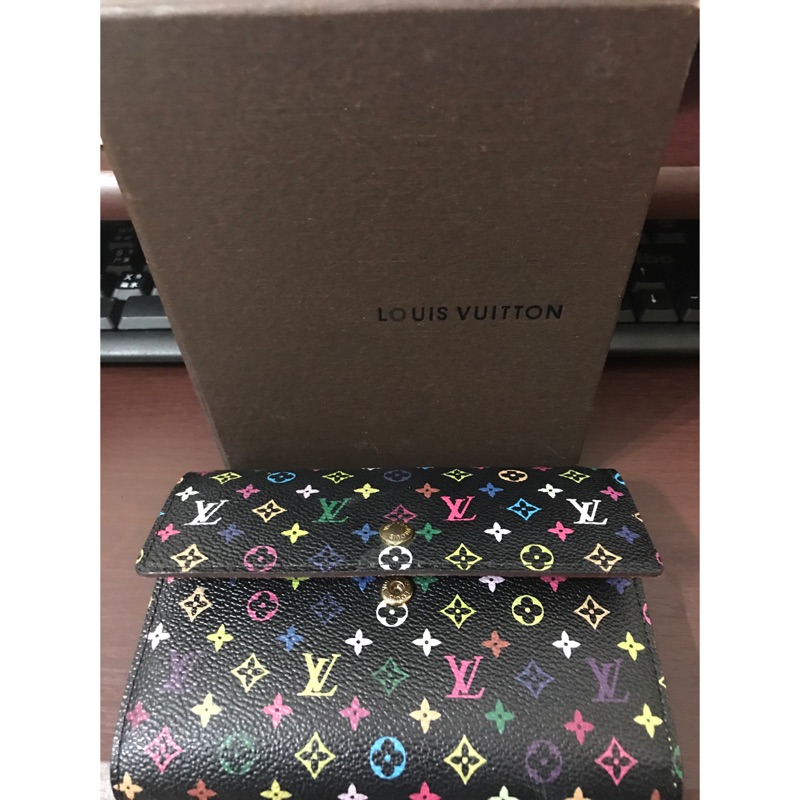 現貨 Lv 黑彩 發財包 皮夾錢包 長夾