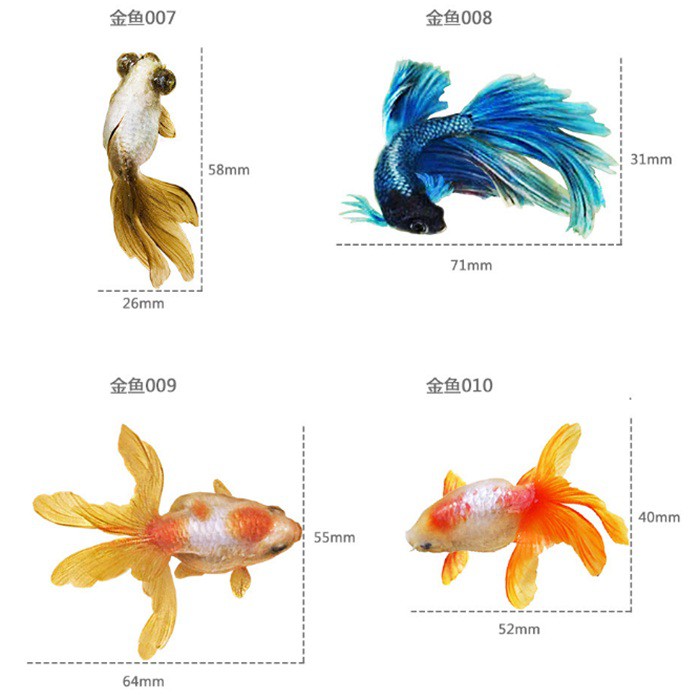 台灣現貨3d樹脂金魚貼紙 蝦皮購物