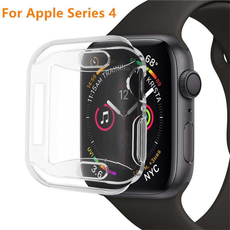 蘋果8代保護套Apple Watch SE 6 5代蘋果手錶全包保護殼 半包TPU軟殼 iwatch 41mm 45mm