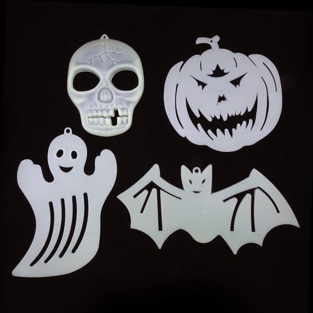 萬聖節骷髏頭南瓜幽靈蝙蝠嚇人裝飾佈置 萬聖貼片吊飾-骷髏頭/南瓜/幽靈/蝙蝠