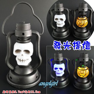 mama小舖/(台灣出貨)瘋狂萬聖節道具LED南瓜燈籠/萬聖節南瓜提燈LED電子發光蠟燭燈小夜燈南瓜燈發光油燈