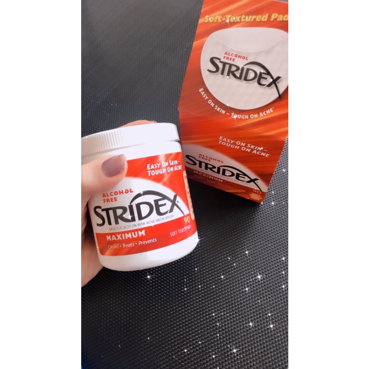 台灣現貨 美國 STRIDEX 水楊酸棉片 90片