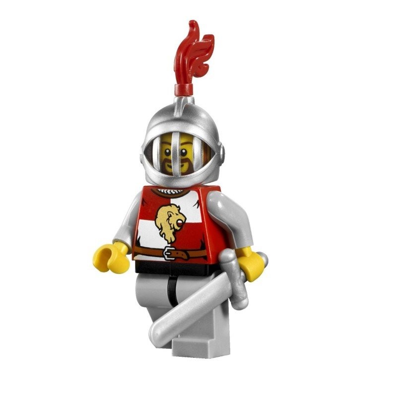 LEGO 樂高 Kingdoms 王國系列 騎士決鬥 7950 紅獅國 柵欄式 頭盔 騎士 人偶