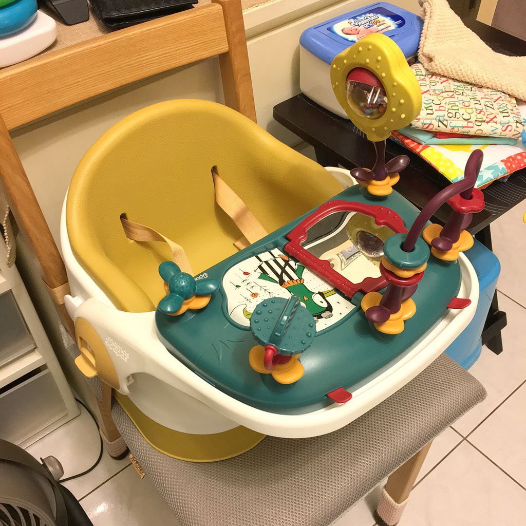 Mamas&amp;Papas三合一都可椅-杏桃黃加送玩具