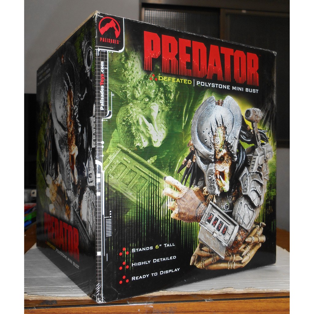 Palisades Defeated Predator 終極戰士戰損版胸像 /全新 Sideshow